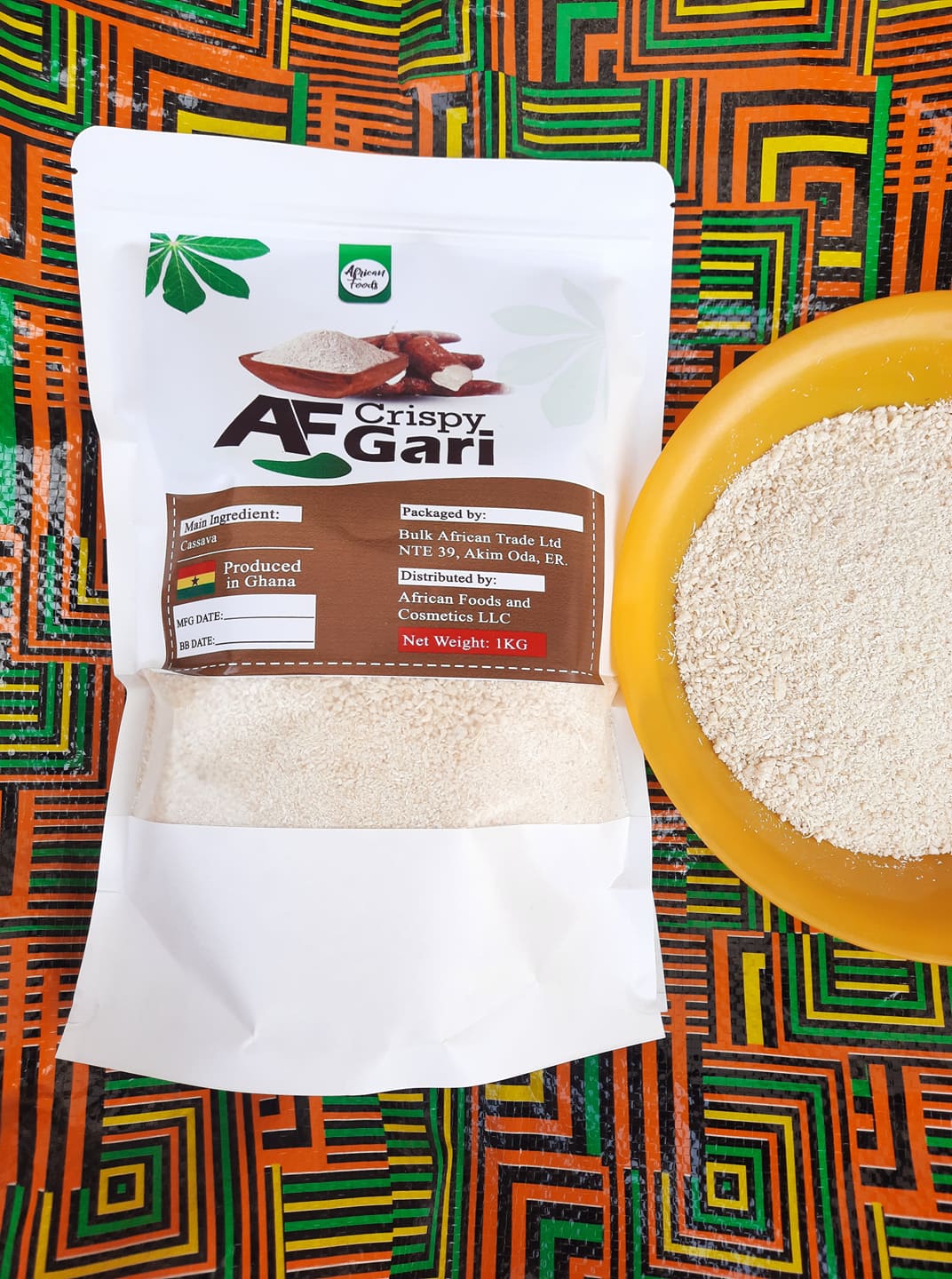 AF Crispy Gari - Ghana made