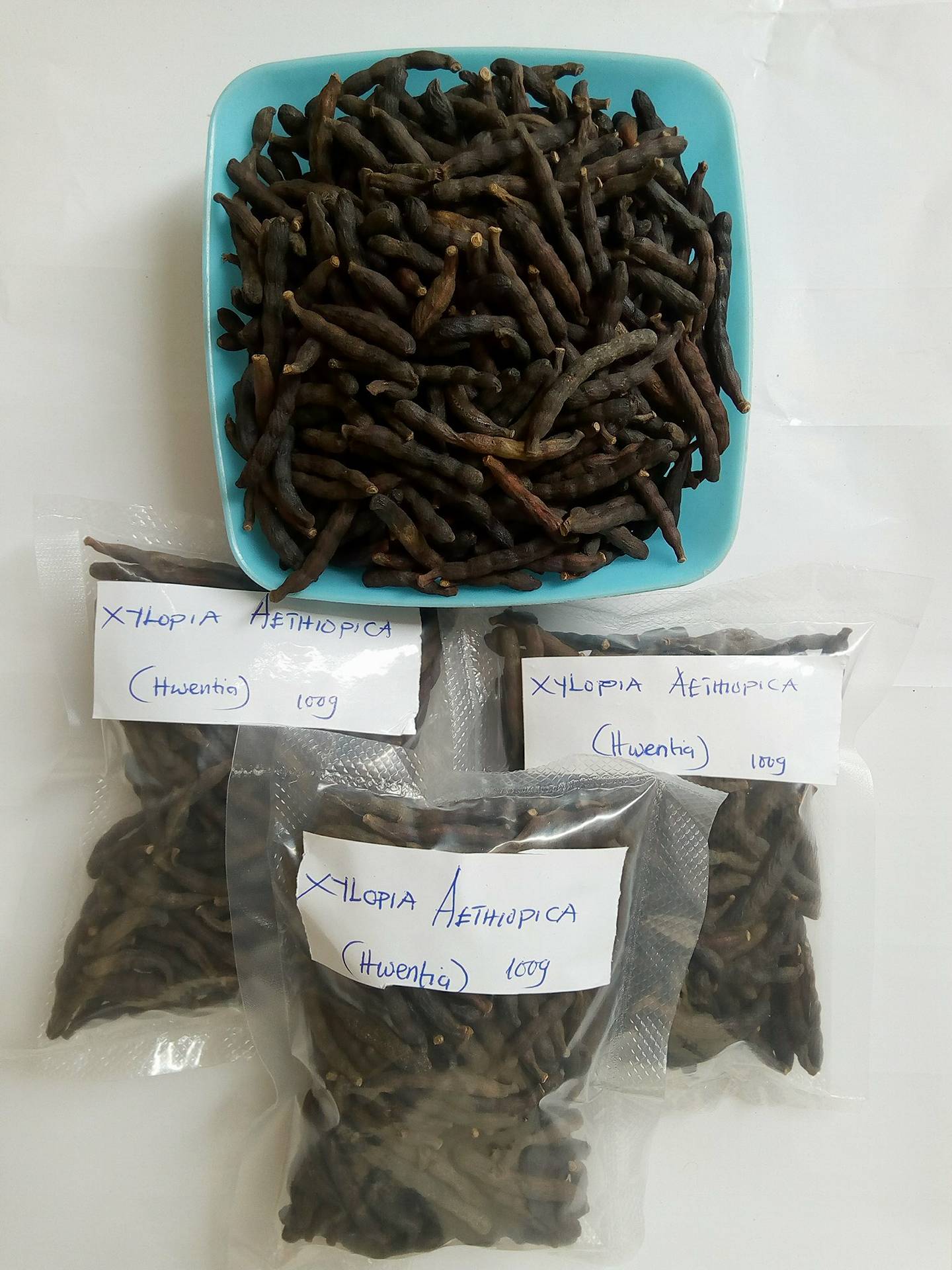 Hwenteaa Xylopia aethiopica UDA Hwentia Ethiopian pepper - Bulk African Trade 